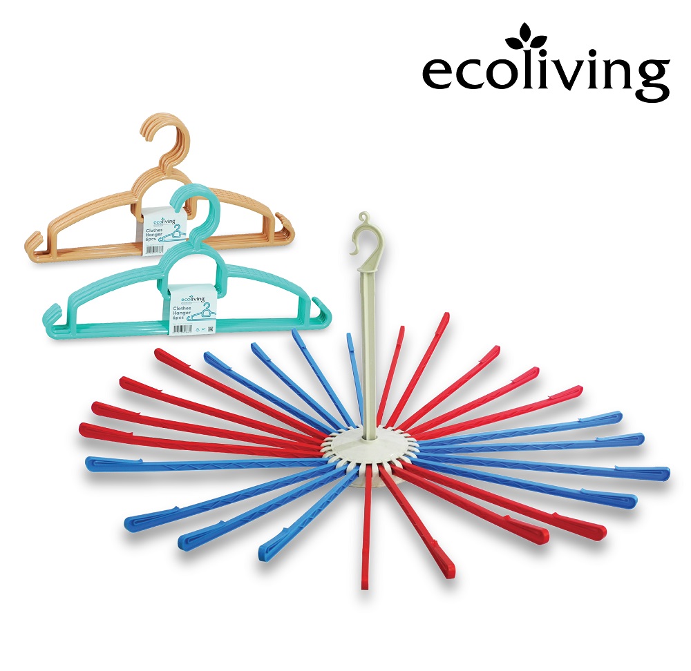ECO LIVING 20/25Pcs M/L Size Umbrella Clothes Hanger W/Hook,Space Saving Penyakut Baju Payung,ECO-169, ECO-170 - Image 4