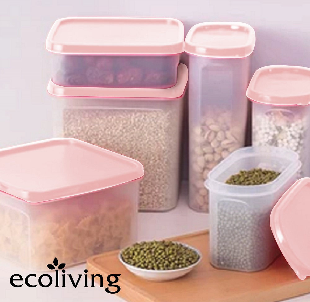 ECO LIVING Food Container With Square Shape,Airtight Food Storage, Bekas Makanan,ECO-1774,ECO-1775,ECO-1776,ECO-1794 - Image 7