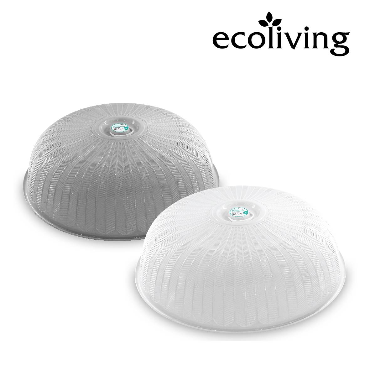 ECO LIVING 24 Inch Round Food Dish Cover W/Handle,Anti Flies Food Lid,Tudung Saji,ECO-205/WH, ECO-205/GY - Image 2