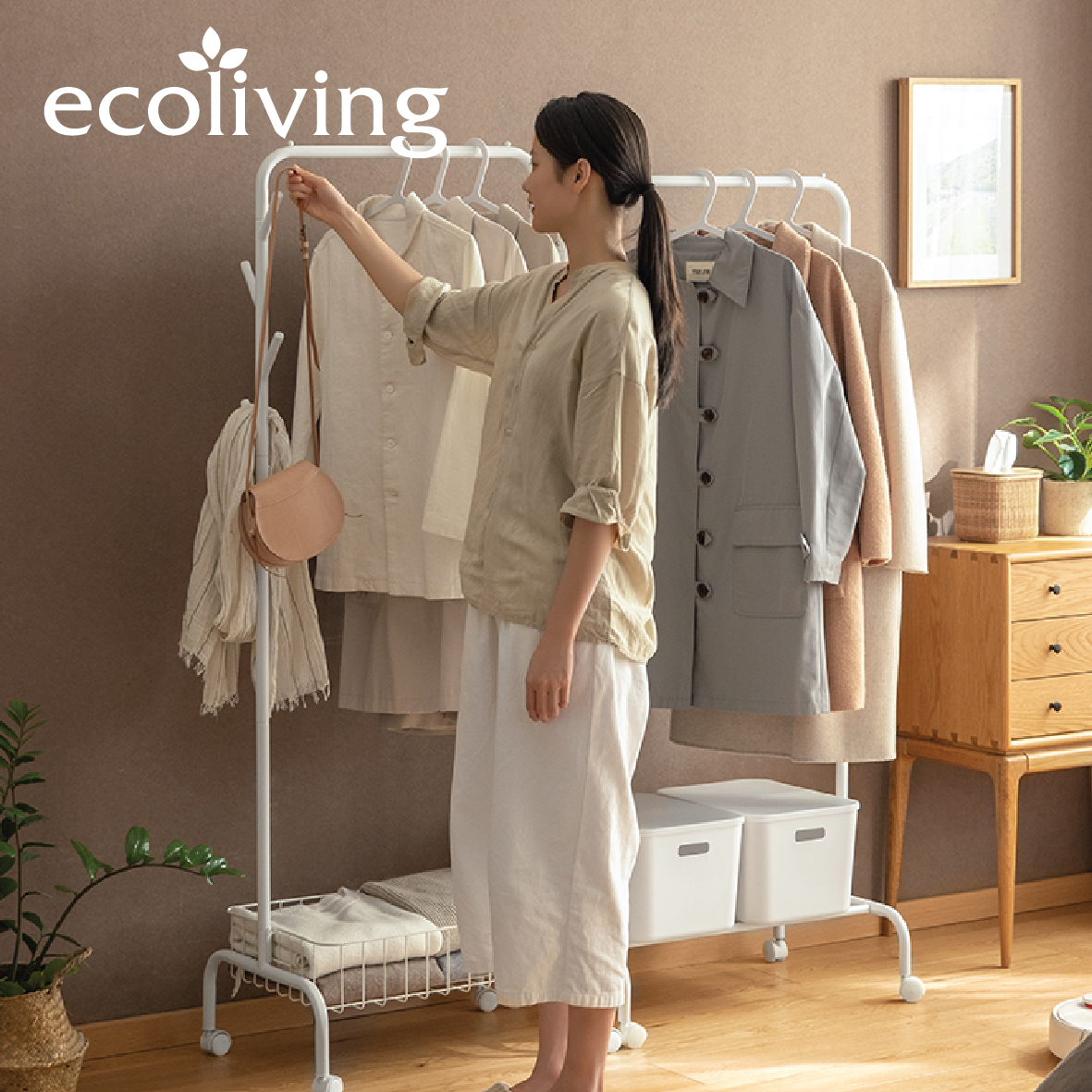 ECO LIVING CARTON DEAL 48Pcs/Pack Colourful Modern Clothes Hanger Set With 2 Side Hooks,Penyangkut Baju,ECO-22/6-48 - Image 7