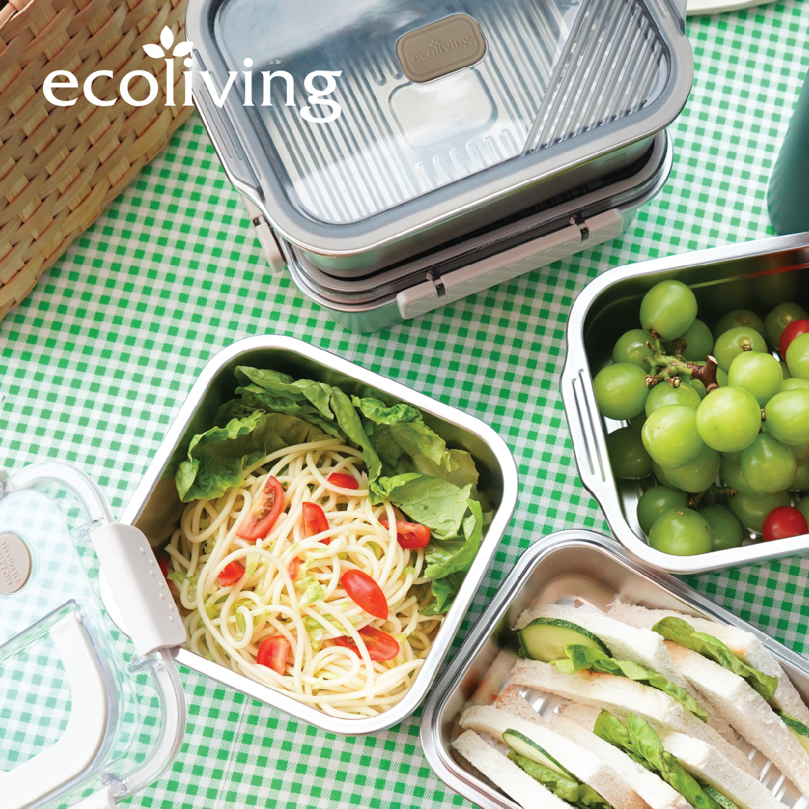 ECO LIVING 1600/2000ml ECO STEEL Airtight Stainless Steel Lunch Box With Handle, Bekas Makan, ECO-451, ECO-452 - Image 8