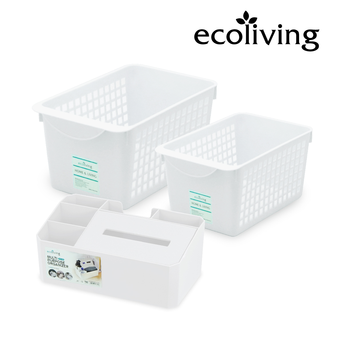 ECO LIVING CARTON DEAL 12Pcs/Pack TV Remote Office Stationery Cosmetic Mask Tissue Organizer,Kotak Simpanan,ECO-630-12 - Image 4