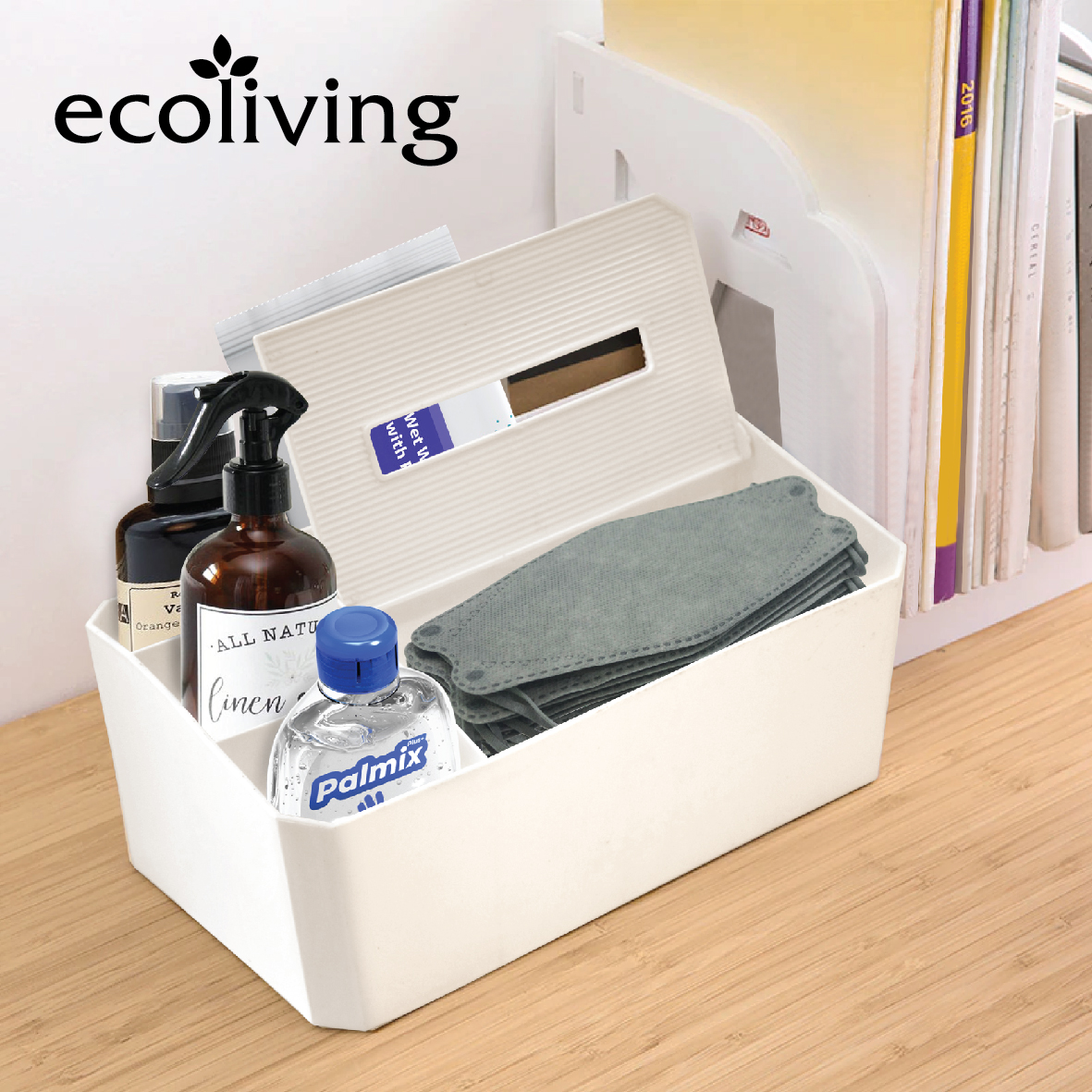 ECO LIVING CARTON DEAL 12Pcs/Pack TV Remote Office Stationery Cosmetic Mask Tissue Organizer,Kotak Simpanan,ECO-630-12 - Image 8