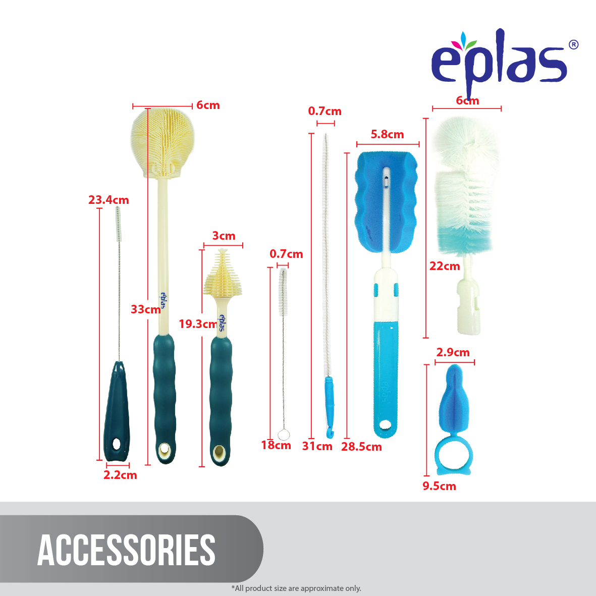 EPLAS MODERN Sport Water Bottle With Straw & Handle,Travel Tumbler, Botol Air, EGSP-550BPA, EGSP-850BPA, EGSP-1000BPA - Image 3