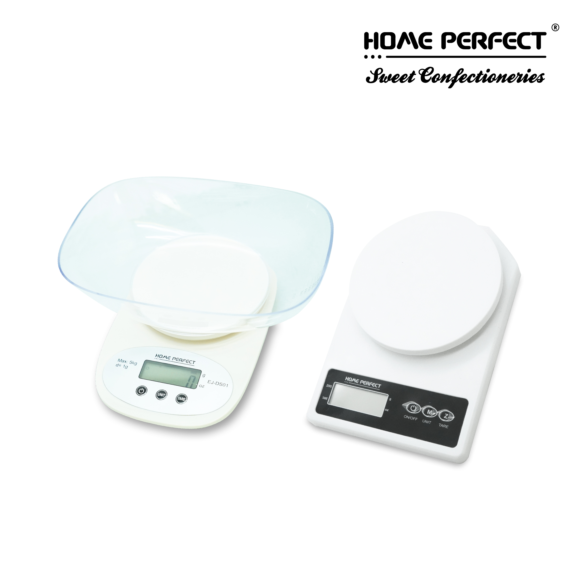 HOME PERFECT Kitchen Digital Electronic LCD Scale With Measuring Bowl (5 Kg), Multi-Function, Penimbang Dapur, EJ-DS01 - Image 4