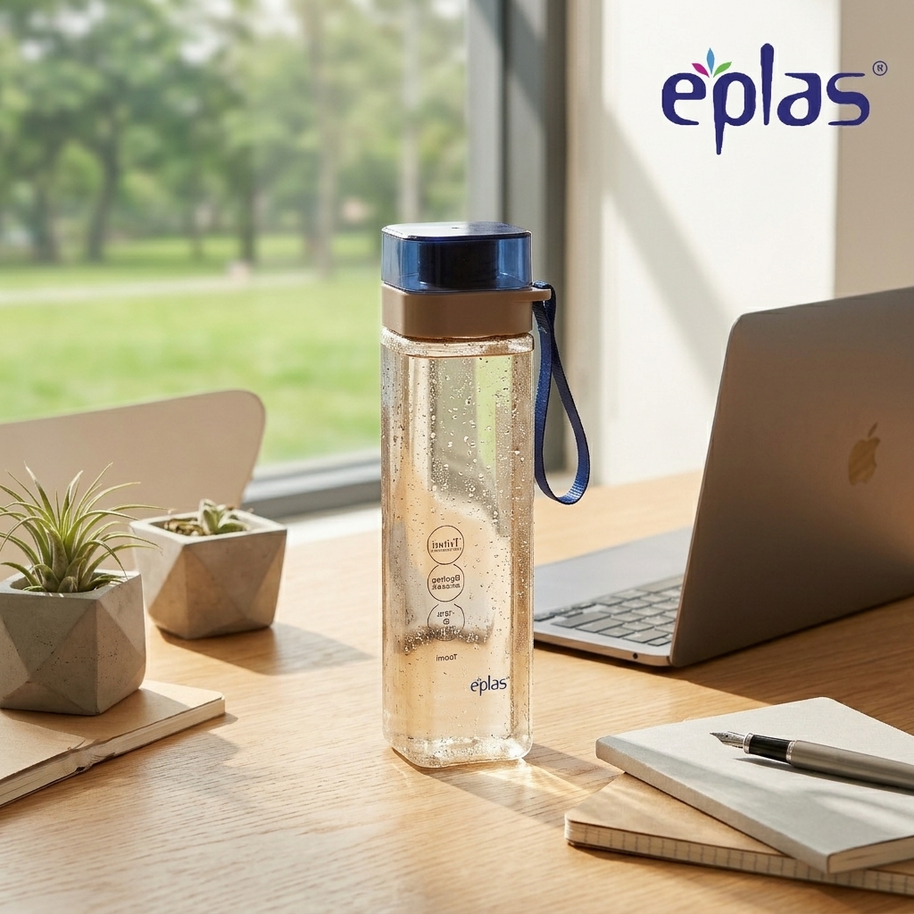 EPLAS MODERN Sport Water Bottle, Square Travel Bottle, Water Tumbler, Botol Air, EGSQ-400BPA, EGSQ-550BPA, EGSQ-700BPA - Image 8