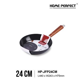 HOME PERFECT 24/25/30cm Non-Stick Fast Heat Stir Fry Wok W/Wooden Handle, Fry Pan, Kuali, HP-JFP24CM,HP-JFW25,30CM