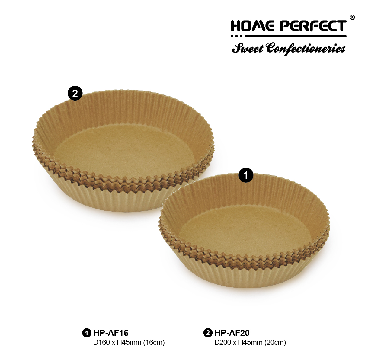HOME PERFECT 50Pcs/Pack 16/20cm Disposable Air Fryer Oil-Proof Non-Stick Paper,Kertas Air Fryer,HP-AF16, HP-AF20 - Image 3