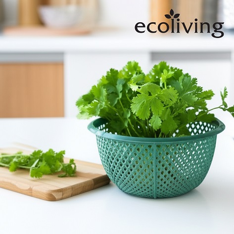 ECO LIVING 6/8/10/12 INCH Round Basin Colander, Basket, Colander, Bakul, ECO-111/WH,ECO-112/WH,ECO-113/WH,ECO-114/WH - Image 8