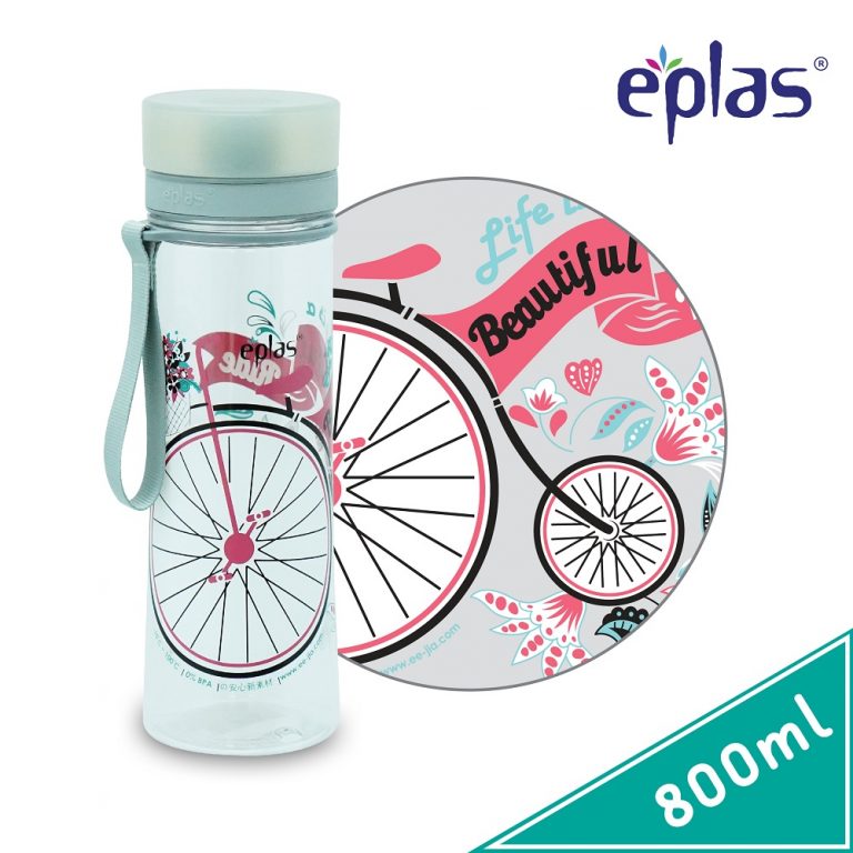 EPLAS GRAPHIC 800/1000ml Water Bottle With Handle & Design, Water ...