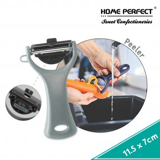 HOME PEREFCT Magnetic Function Peeler With Handle, Stainless Steel Blade, Pisau, S/S 304, P-601