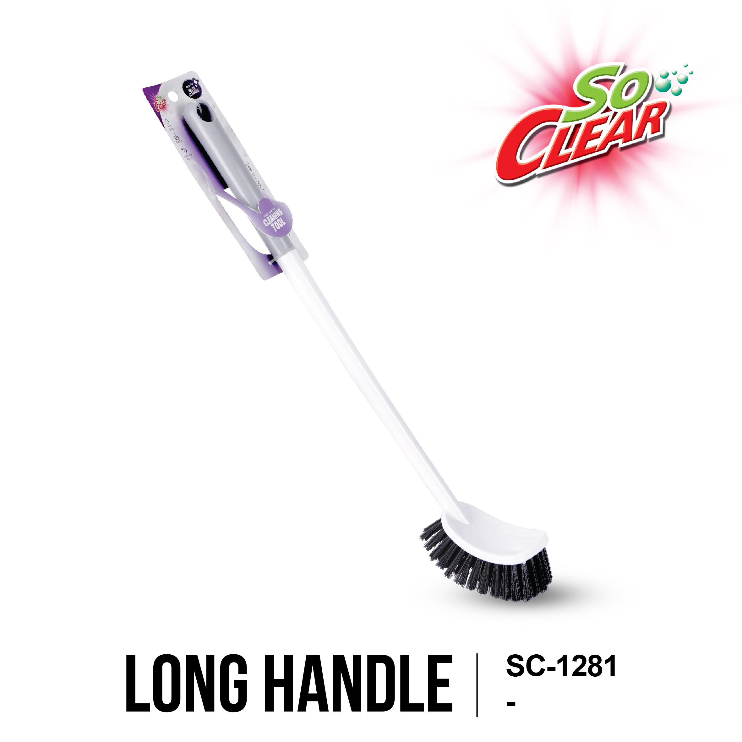 SO CLEAR S/S Cleaning Brush for Kitchen & Bathroom, Multi-Purpose, Berus Pembersih, SC-1809,23,25,1281,WB02,MB01,BB01 - Image 2