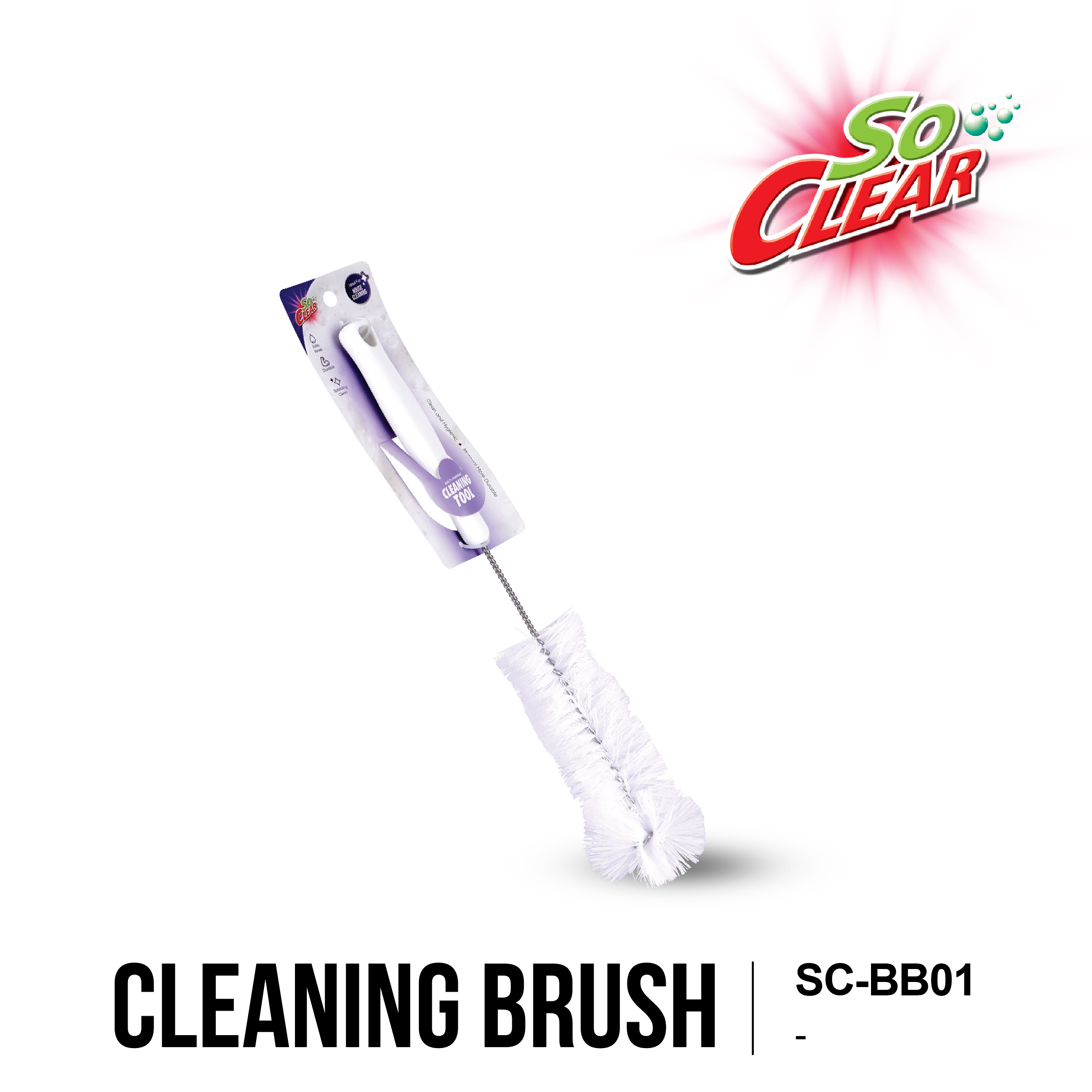 SO CLEAR S/S Cleaning Brush for Kitchen & Bathroom, Multi-Purpose, Berus Pembersih, SC-1809,23,25,1281,WB02,MB01,BB01 - Image 7
