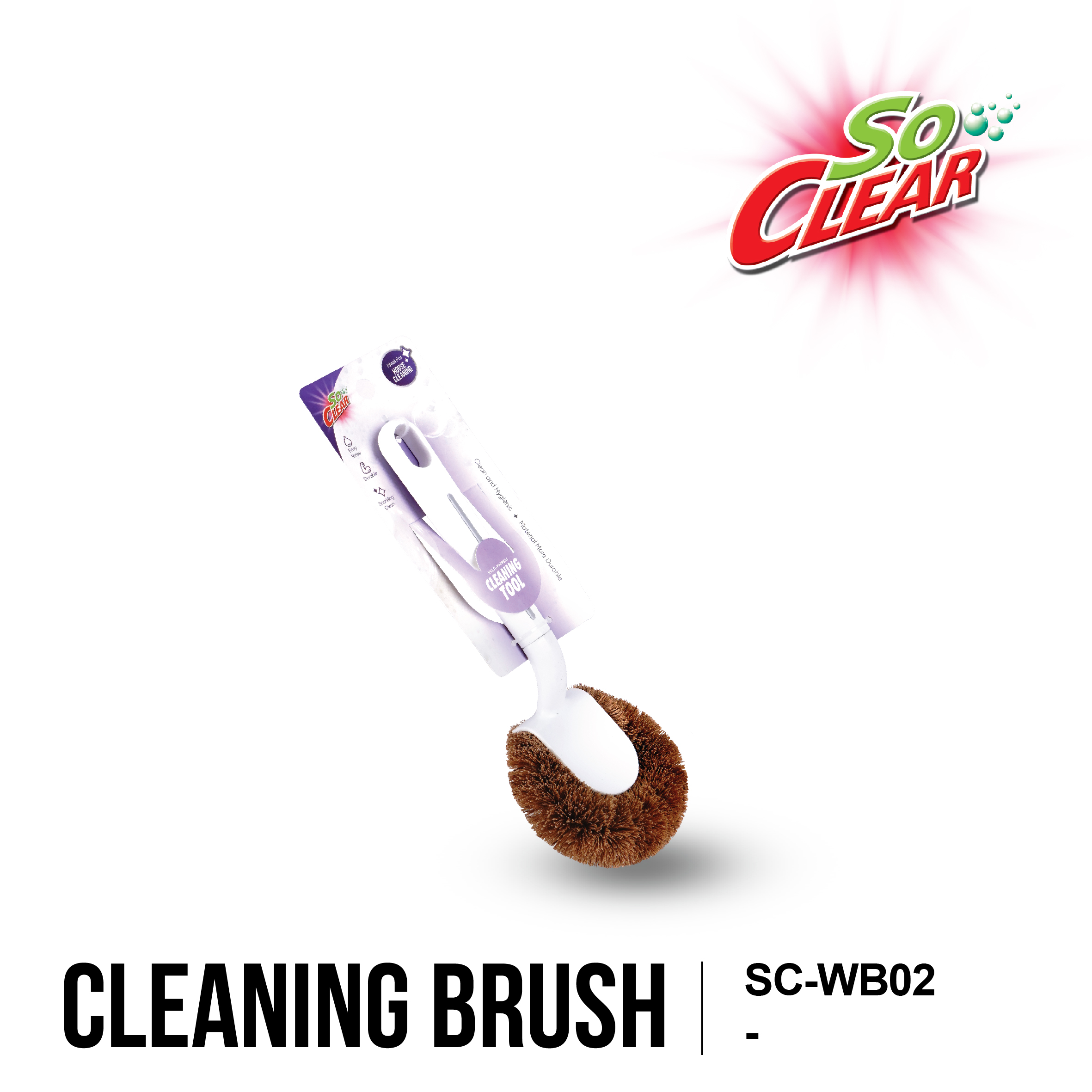 SO CLEAR S/S Cleaning Brush for Kitchen & Bathroom, Multi-Purpose, Berus Pembersih, SC-1809,23,25,1281,WB02,MB01,BB01 - Image 5